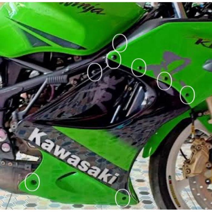 Baut Body Fairing Ninja RR OLD ZX 16 Baut