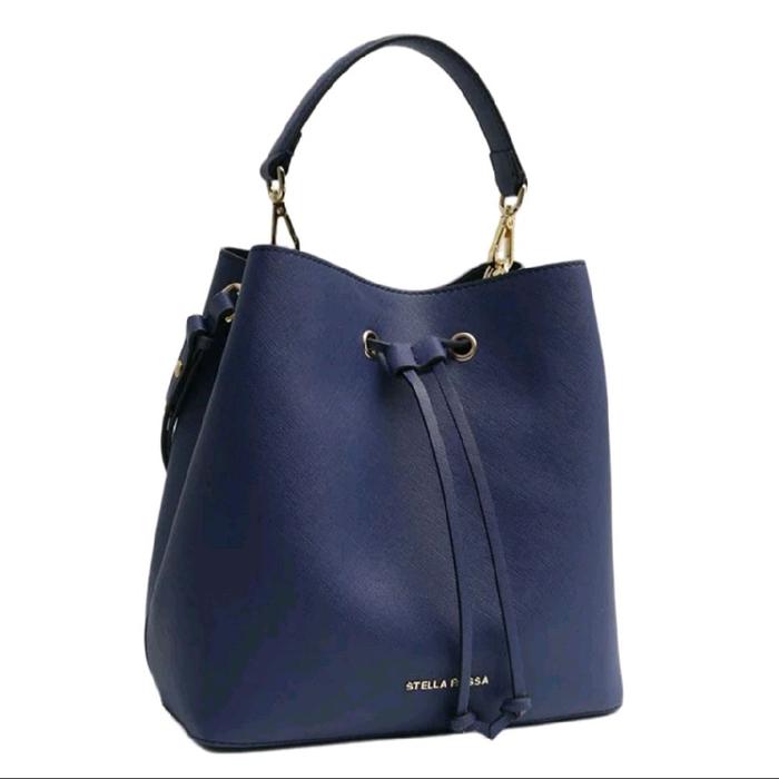 BUCKET BAG - TAS BUKET WANITA - TAS SERUT WARNA NAVY