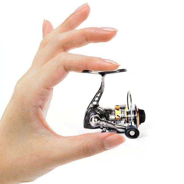 new - reel pancing ikan laut mini taffsport mn100 full metal 13 ball bearing murah kuat