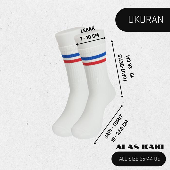 Kaos Kaki Motif Bape Oldschool Pria Wanita Panjang - TKB Socks