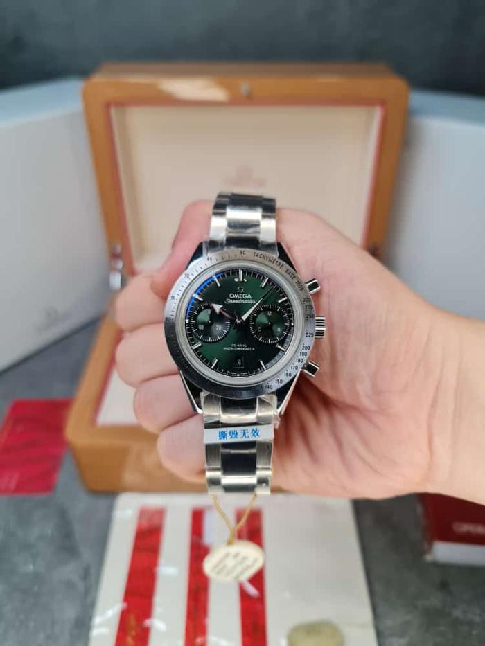 Omega Speedmaster Green Dial Watch Automatic