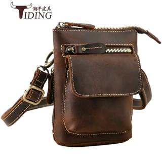 Tas Selempang Pria Kulit - Tas HP Kulit Sapi Asli Garut