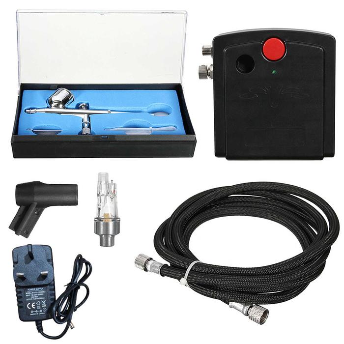 Professional Airbrush Air Compressor Kit for Tattoo with Small Pen