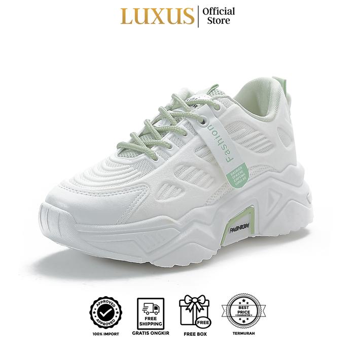 LUXUS ID Momo Sneakers Kasual Sepatu Wanita Sepatu Olahraga #2012