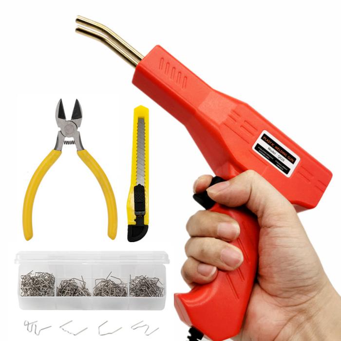 Mesin Stapler Plastik, Perbaikan Bumper Mobil, Mesin Las Plastik PVC,
