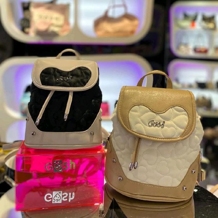[Bisa COD] Ready Tas Ransel Gosh Original New art 361 Black Off White