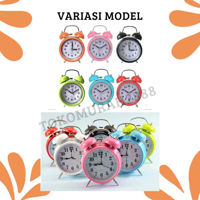 JAM WEKER KLASIK/JAM ALARM KLASIK/JAM ESTETIK/ALARM CLOCK CLASSIC/JAM ALARM/JAM MEJA/JAM DINDING