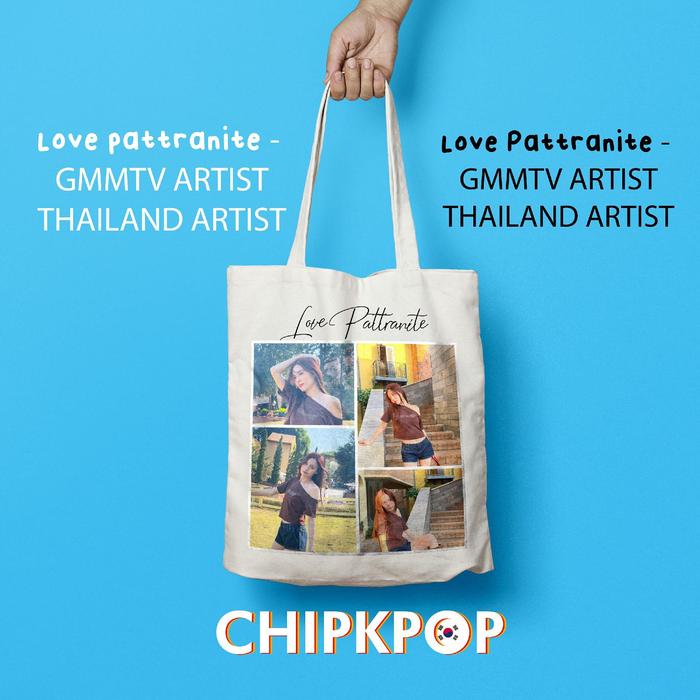 LOVE MILK GMMTV [PAKET SET] TOTEBAG LOVE PATTRANITE GMMTV I LOVE GMMTV I GMMTV GIRL I TOTEBAG THAILA