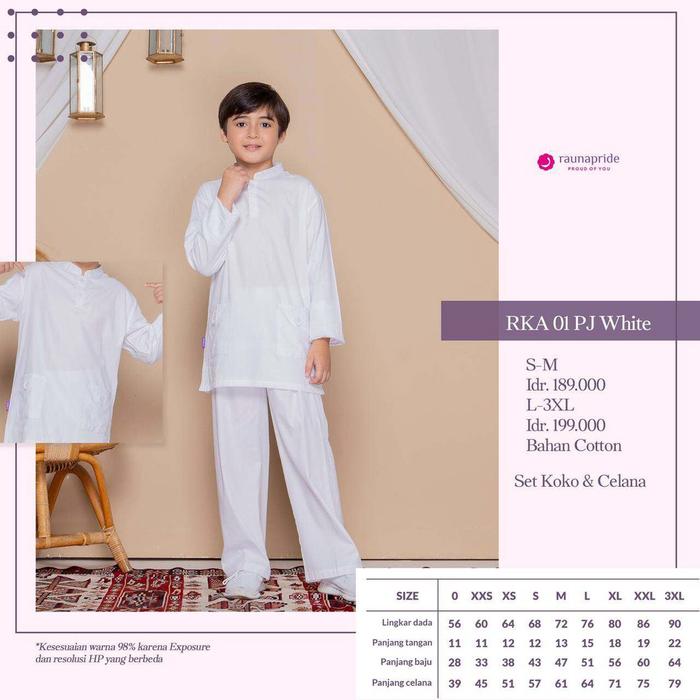 RAUNA KOKO ANAK PANJANG RKA 01 PJ WHITE