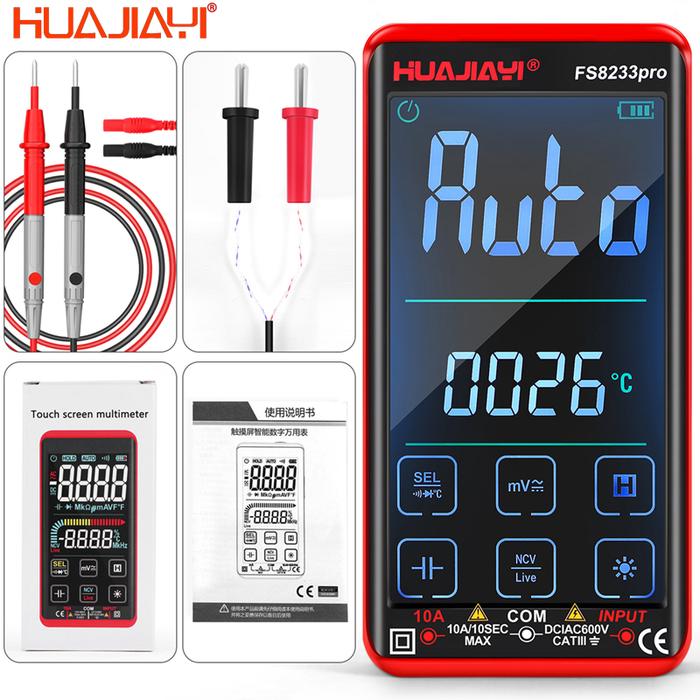 HUAJIAYI Touch Multimeter Electrician Multimetro Digital Inteligente