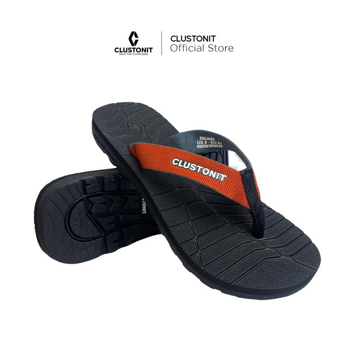 CLUSTONIT - Sandal Jepit Gunung Pria Wanita - Rinjani The Adventurer Sendal Outdoor Pro Size 38-42 M