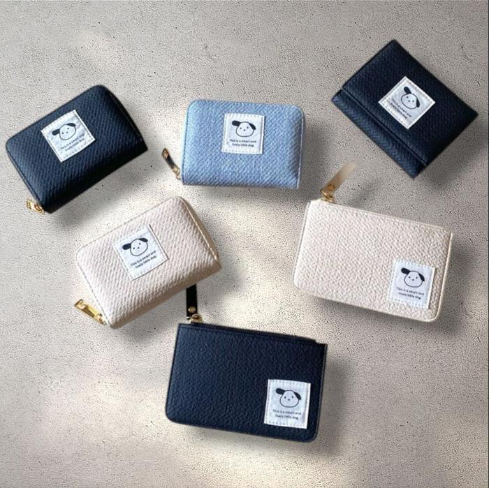 MINISO TRIFOD WALLET CARD HOLDER PUPPY DOMPET KOIN KARTU