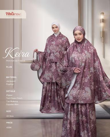 NIBRAS - MUKENA NIBRAS TERBARU KEIRA SET PRIVE