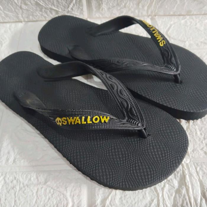 sandal jepit swallow black pearl M01 / sandal Jepit M01 swallow hitam