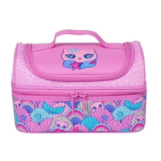 BERGARANSI Smiggle Hi there Cat mermaid pink backpack/lunchbag/lunchbox bento/ Bottle/pencil case/wa