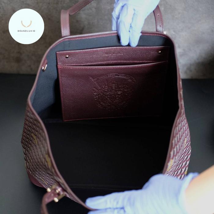 TERUJI Faure Le Page / FLP Daily Battle Tote Bag 35 Bordeaux , Black & Grey Color