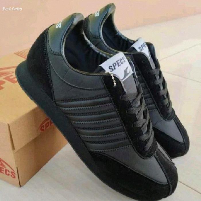 TERLARIS!!! Sepatu sekolah specs 104 hitam, untuk pria/wanita original size 32-44 Bisa Cod | Kekinia