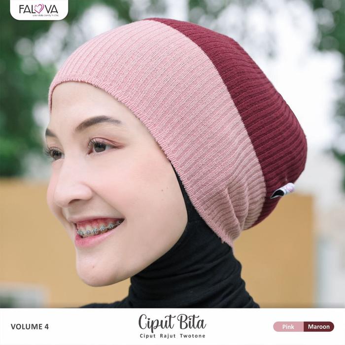 Ciput Rajut Inner Bandana Ciput Bita Twotone Vol.4 Falova Aa
