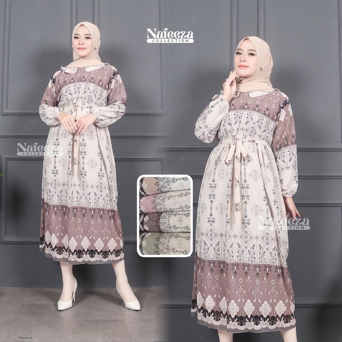 FATIN MIDI DRES CERUTY MOTIF TERBARU