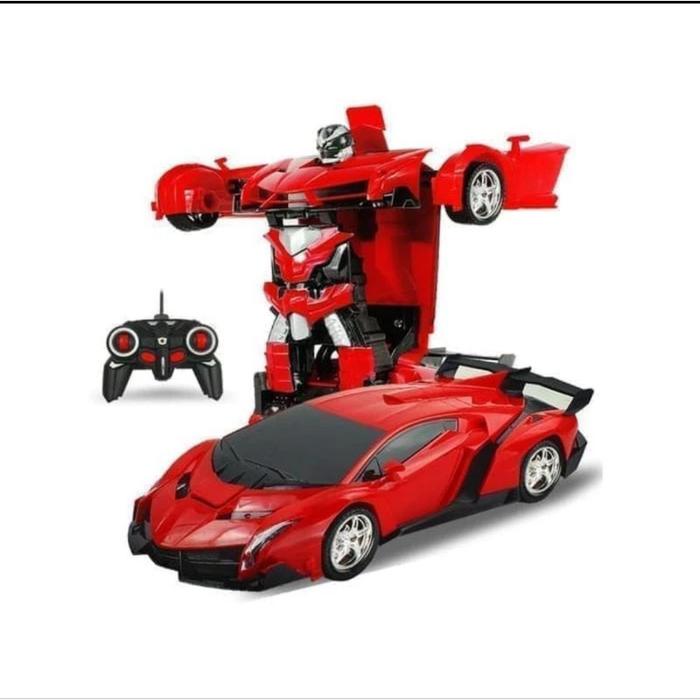 Mainan Mobil Remot Last Night Mobil remot Kontrol Berubah jadi Robot