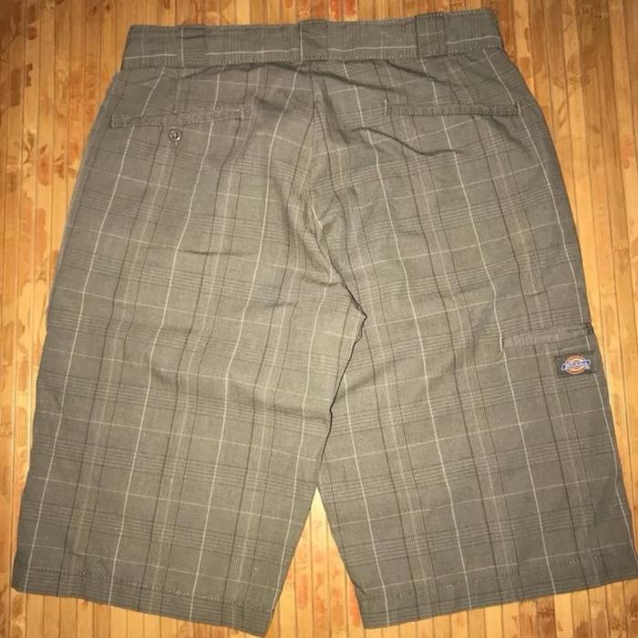 DICKIES STREETWEAR SKATEBOARDING CHECKBOARD TARTAN CELL POCKET SHORT PANTS