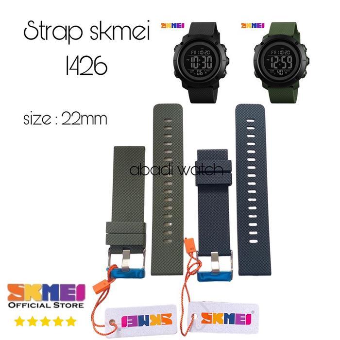 PREMIUM Strap Skmei 1426 skmei 1427  Tali Jam Tangan Skmei 1426 sk 1426 Original