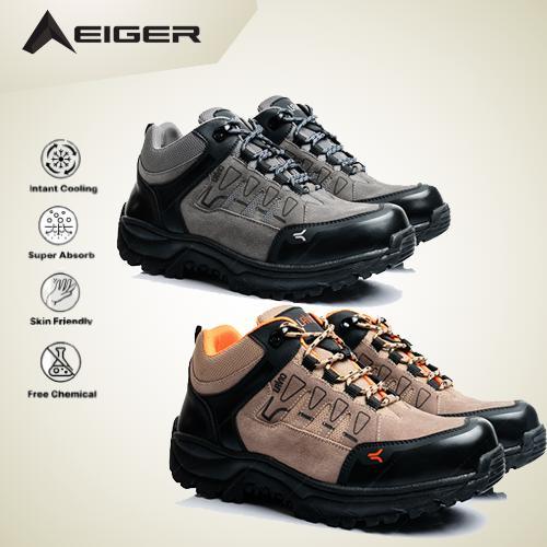 Ada Eiger Adventure - Sepatu Safety Boots Pria Proyek Anti Licin Sepatu Boots Hiking Pria Premium Qu