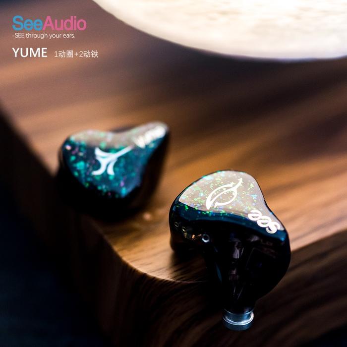 SeeAudio Yume 2BA 1DD Earbuds Hybrid Drive Unit Earphone HIFI DJ