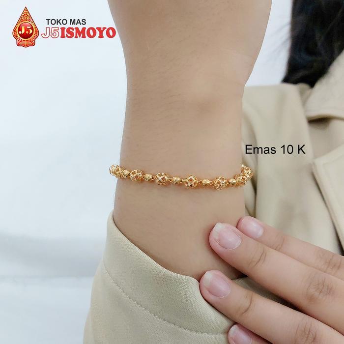GELANG EMAS MAS ASLI MODEL ELARIA J5 ISMOYO