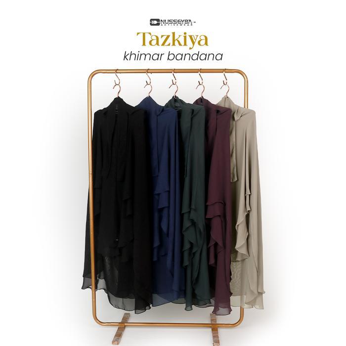 Nusseyba - Tazkiya Khimar Bandana - Khimar Handless - Arabeschi by Sultan- Khimar dua Layer - Jilbab