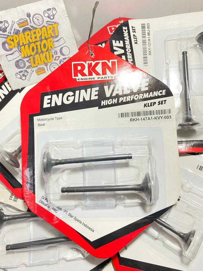 klep set / payung klep BEAT KARBU KVY SCOOPY SPACY klep in & ex RKN RIKEN