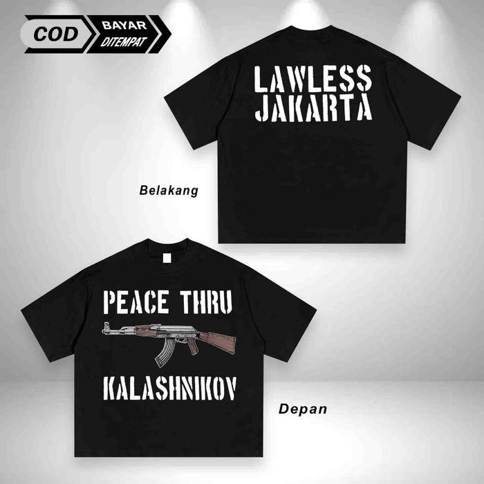 Tshirt LAWLESS JAKARTA - KALASHNIKOV Official Merchandise lokalfashion77