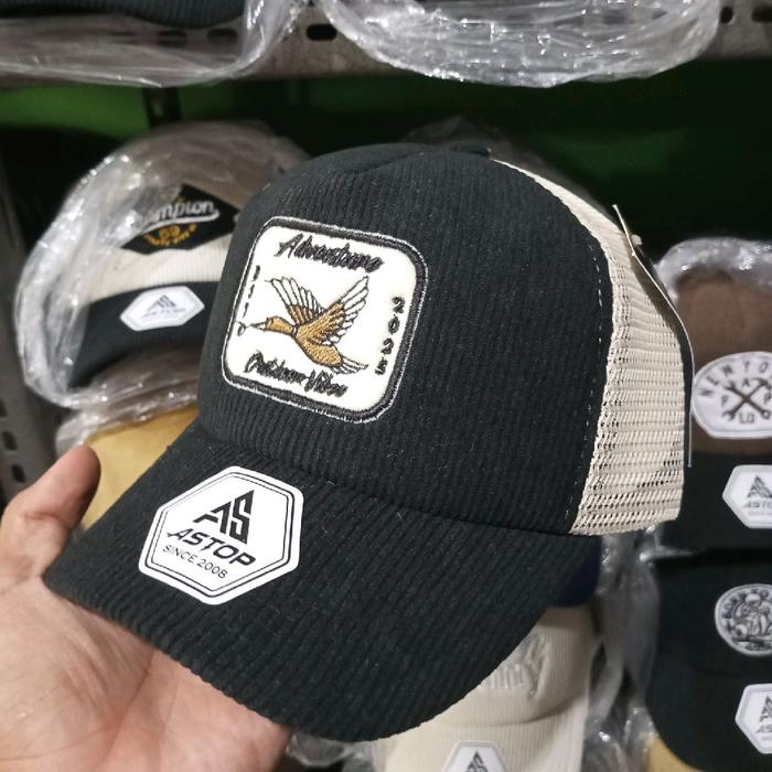 Topi Baseball Hitam dengan Logo Avantstone 2023 dan Patch ASTOP Since 2008 untuk Gaya Kasual