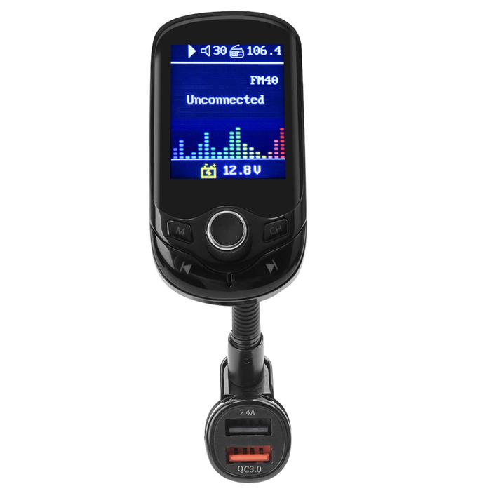 Car FM Transmitter 1.8 In TFT Car MP3 Player FM Transmitter