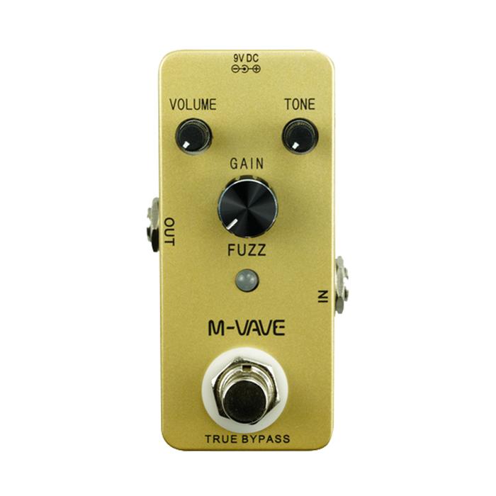 M-vave Fuzz Pedal Vintage Fuzz Guitar Effect Pedal Zinc Alloy Shell