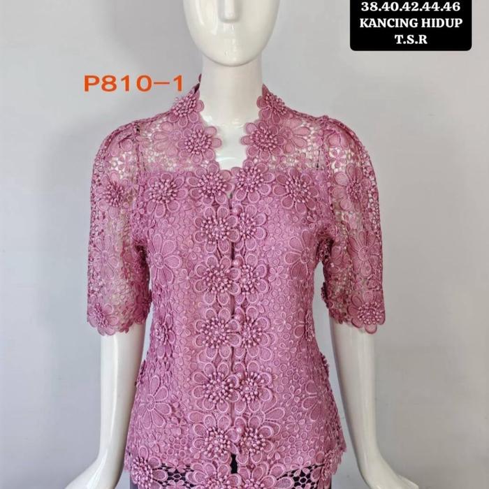 Atasan kebaya brokat bkk by pink butik made in Thailand