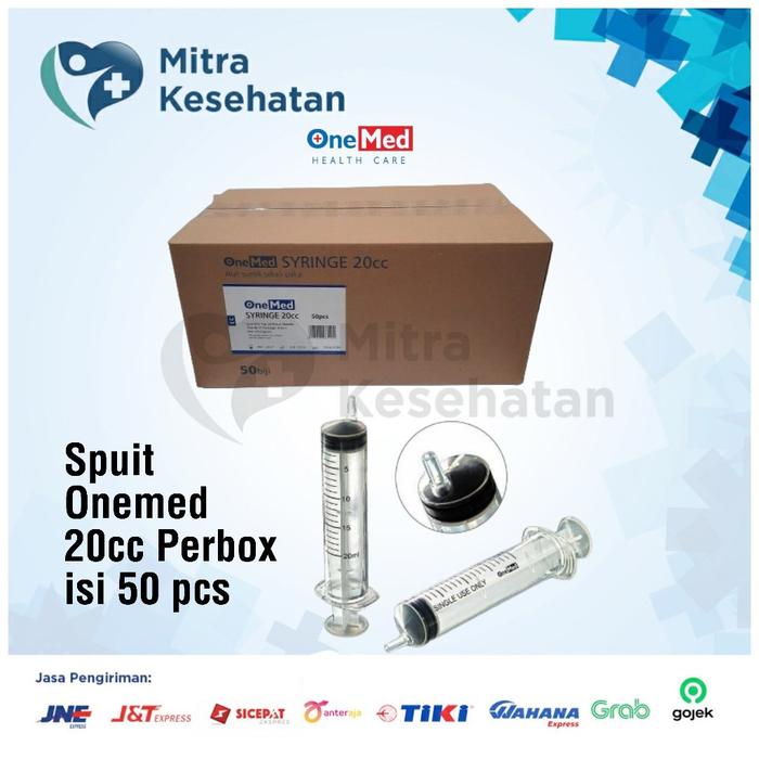 Spuit 20cc OneMed / Spuit 20ml OneMed perbox isi 50pcs