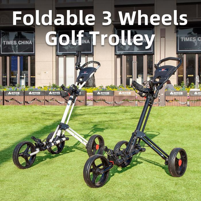 Aksesori Golf PLAYEAGLE Tas Golf Troli Golf 3 Roda Dapat