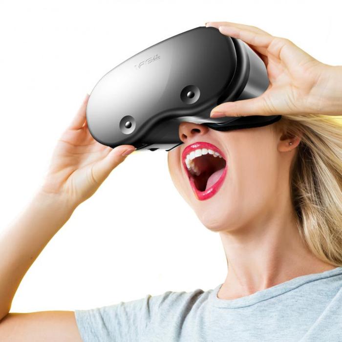With Controllers Headphones Google Cardboard Helmet VRGpro X7 VR