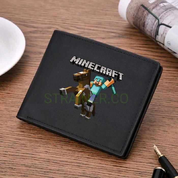 (BISA COD) Dompet Wallet Dompet Kulit Dompet lipat Dompet Anak Dompet Dewasa Custome Gambar Logo Min