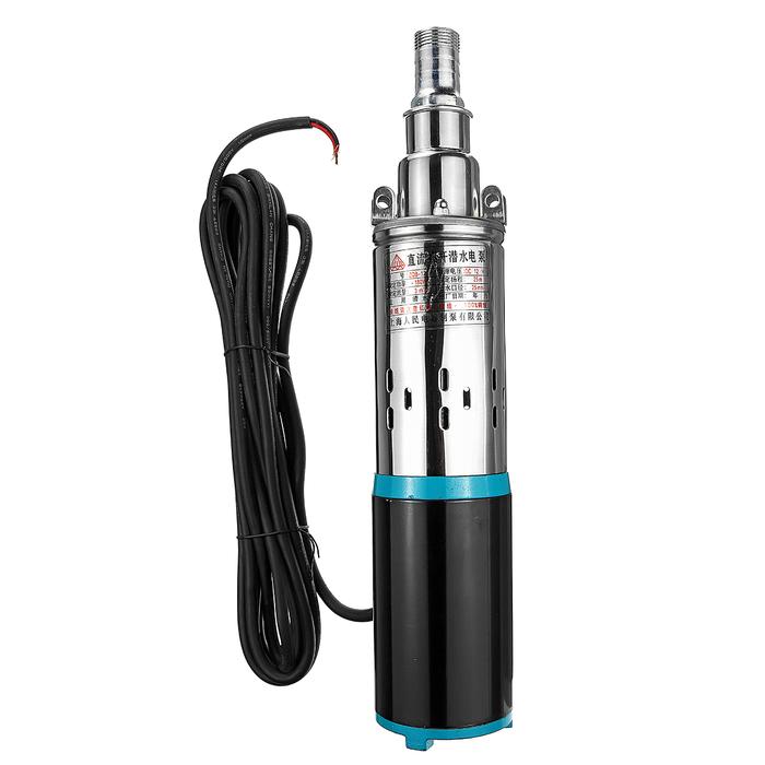 12V/24V Angkat Tinggi 25M Pompa Air Surya Pompa Sumur Dalam Tekanan