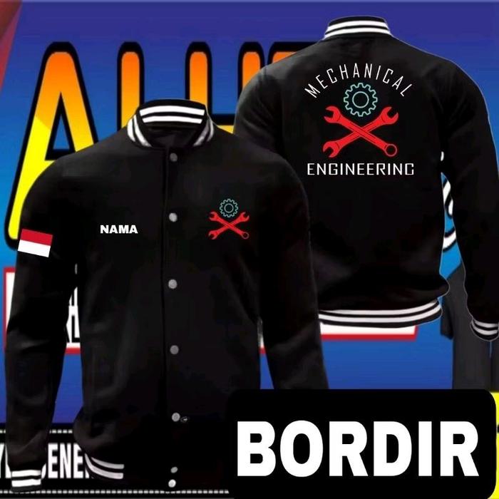 Jaket bordir satuan Jaket Bordir request gratis nama mechanical engineering jaket mechanical enginee