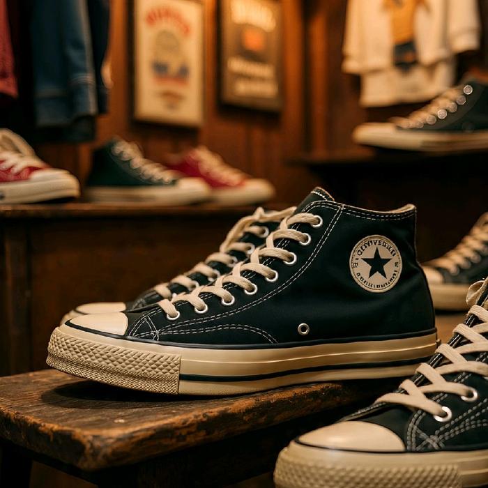 converse Sneakers Wanita Pria Black Casual Shoes Snekers Kasual Putih