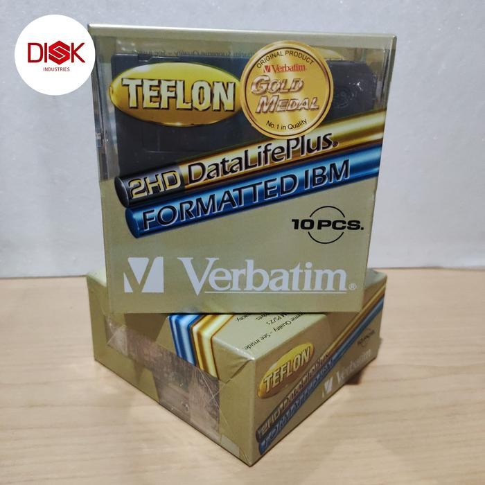 DISKET VERBATIM GOLD 2HD 1.44MB | FLOPPY DISK 3.5 INCI 10PCS
