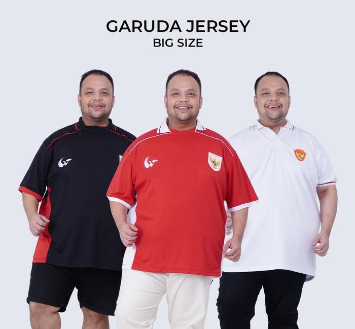 promo WGB Kaos Polo Quick Dry Garuda Pria Big Size Ukuran Jumbo XXL XXXL