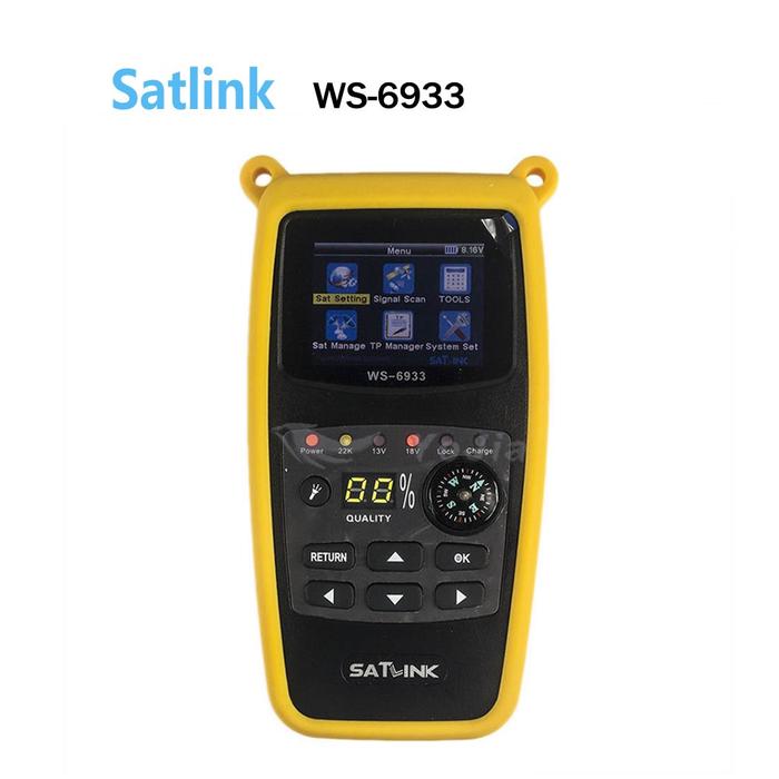 Original Satlink WS-6933 DVB-S2 Satfinder FTA C&KU Band Digital