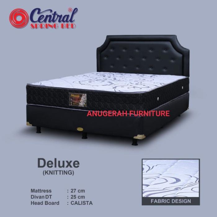 Central Spring Bed Deluxe Full Set 90/ 100/ 120/ 140/ 160/ 180/ 200