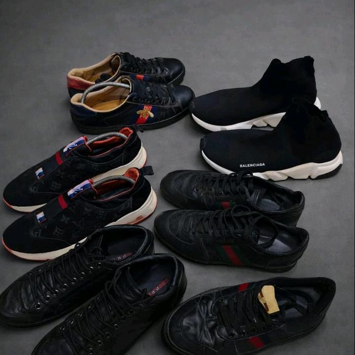 Sepatu/Snekers Gucci/LV Preloved
