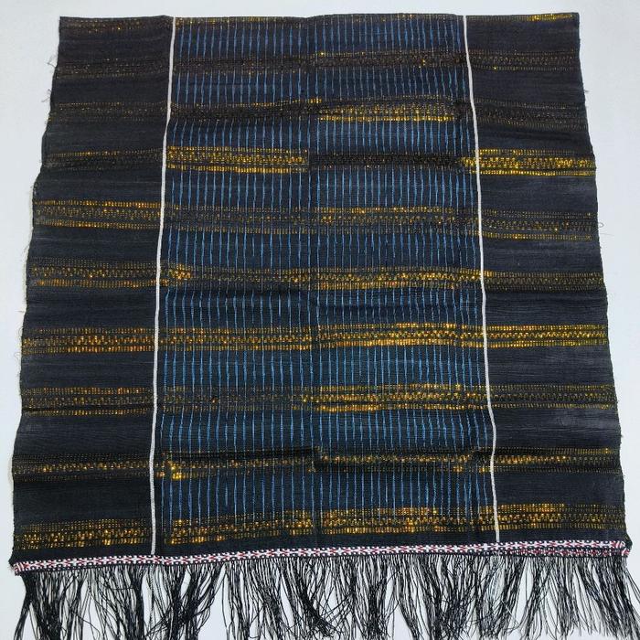 Uis Jongkit Hitam Pakaian Adat Pria Karo Pengantin Rayon Tenungan Tangan Lebar 90cm Panjang 180cm El
