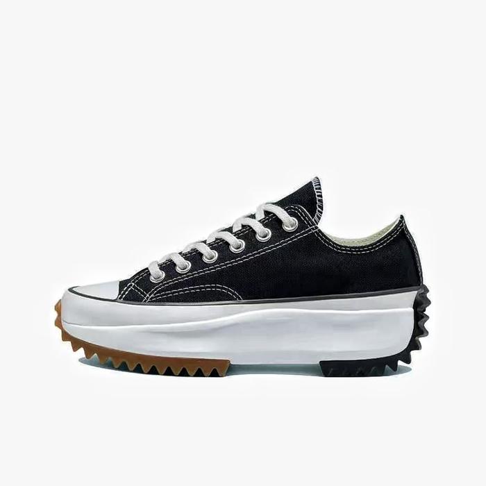 Sepatu Sneakers Women's Converse Run Star Hike Low 'Black Gum' 168816C BNIB 100% Real Picture